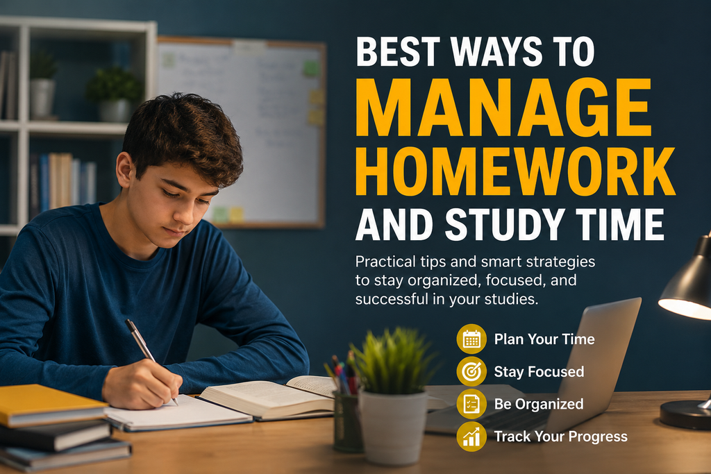Best Ways to Manage Homework and Study Time