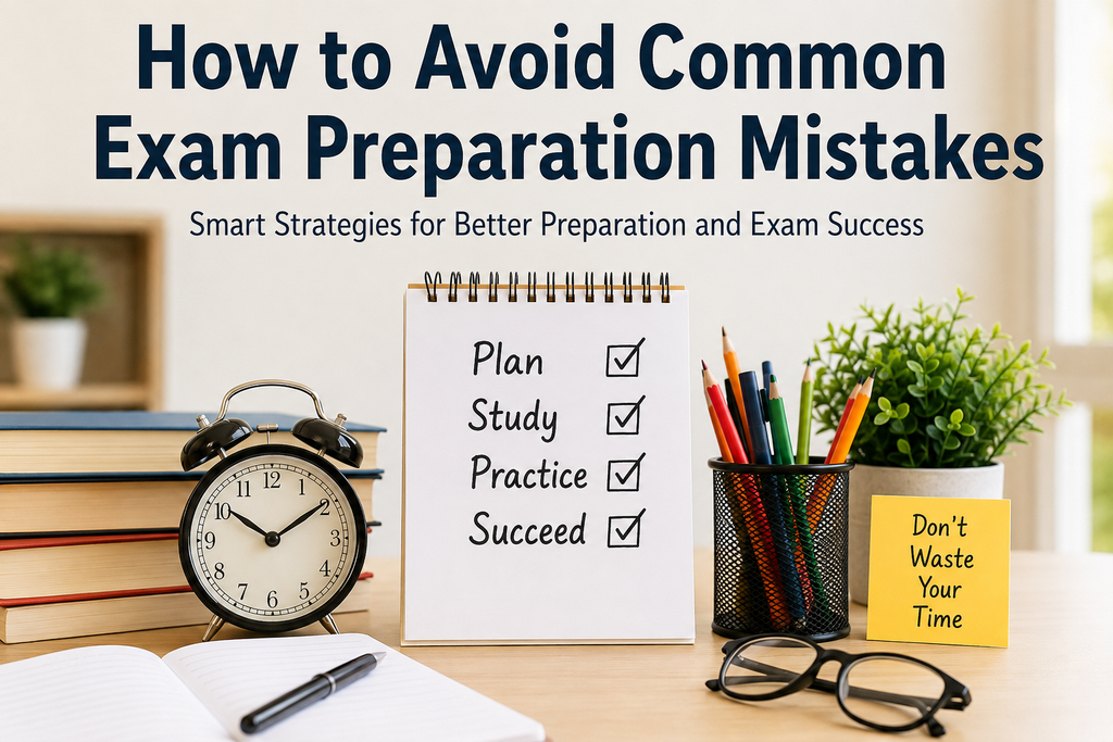 How to Avoid Common Exam Preparation Mistakes