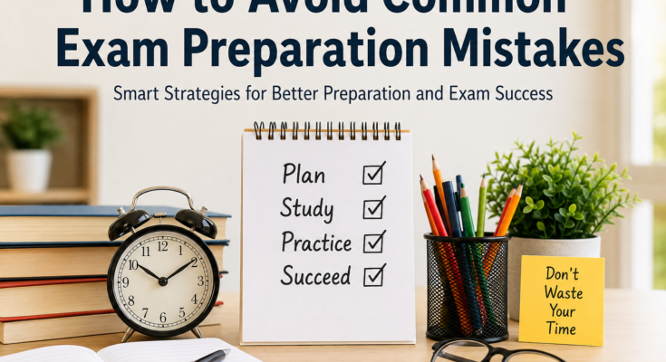 How to Avoid Common Exam Preparation Mistakes