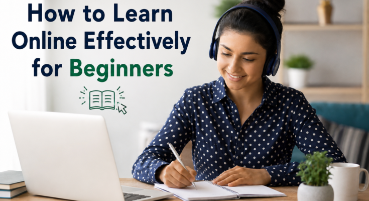 How to Learn Online Effectively for Beginners
