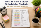 How to Make a Study Schedule for Students