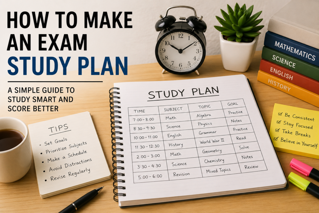How to Make an Exam Study Plan