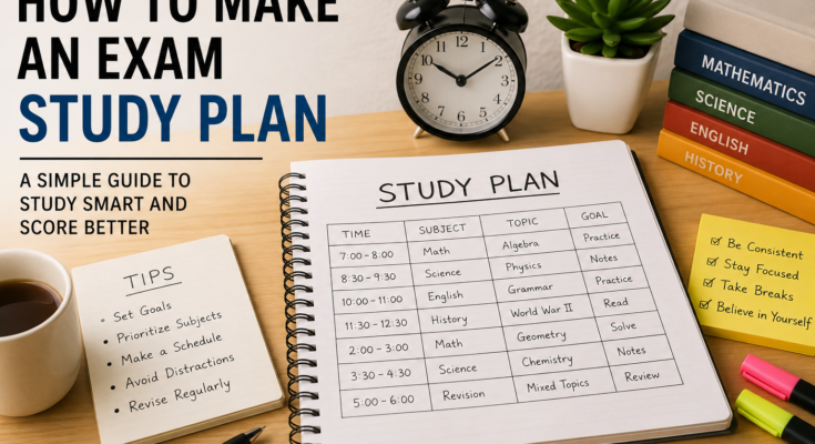 How to Make an Exam Study Plan