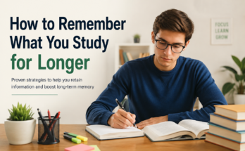 How to Remember What You Study for Longer