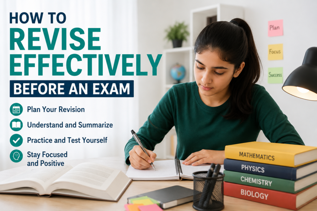 How to Revise Effectively Before an Exam