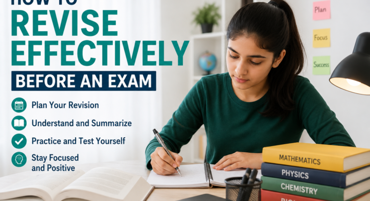 How to Revise Effectively Before an Exam