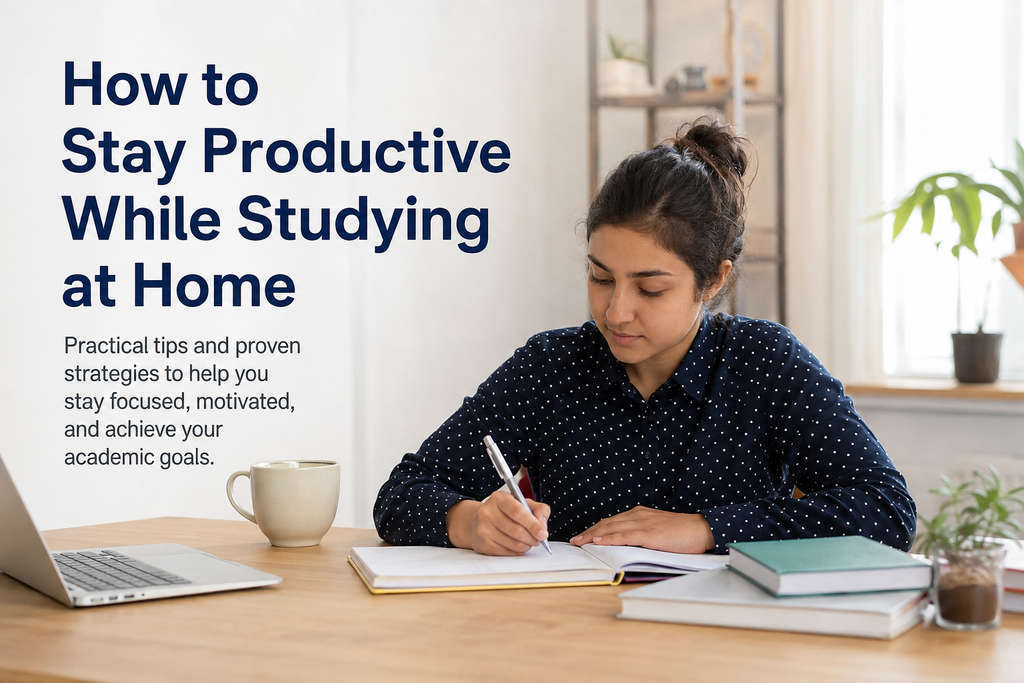 How to Stay Productive While Studying at Home