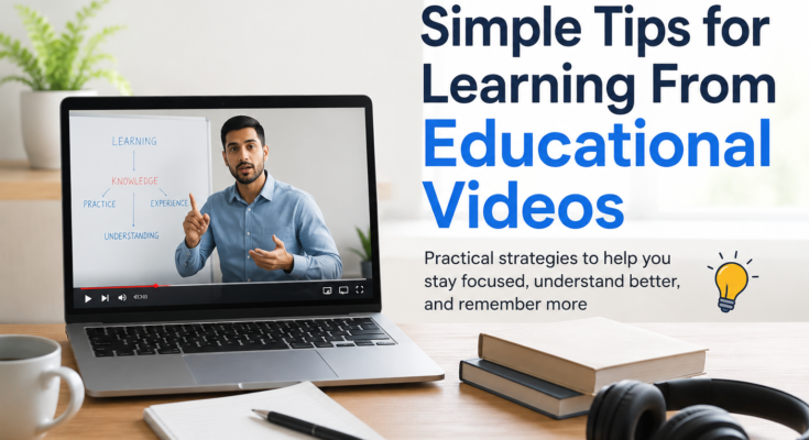 Simple Tips for Learning From Educational Videos