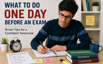 What to Do One Day Before an Exam