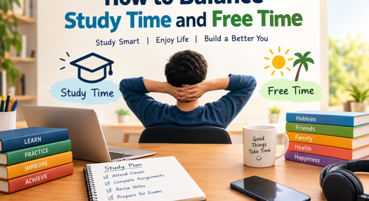 How to Balance Study Time and Free Time