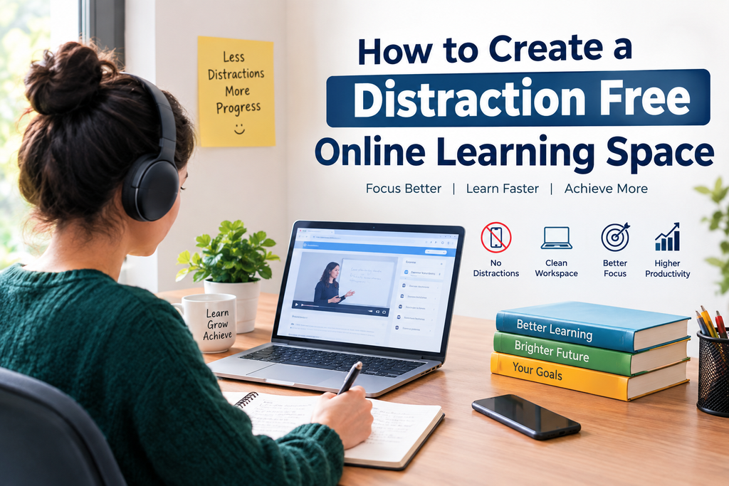 How to Create a Distraction Free Online Learning Space