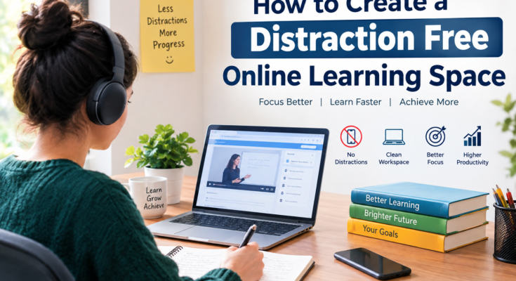 How to Create a Distraction Free Online Learning Space