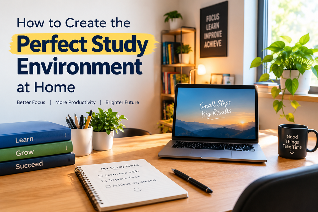 How to Create the Perfect Study Environment at Home
