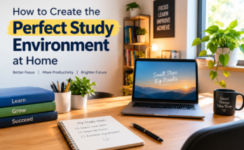 How to Create the Perfect Study Environment at Home