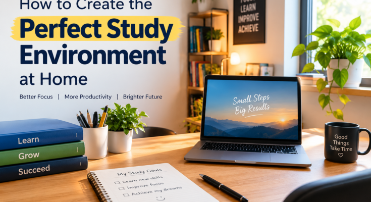 How to Create the Perfect Study Environment at Home