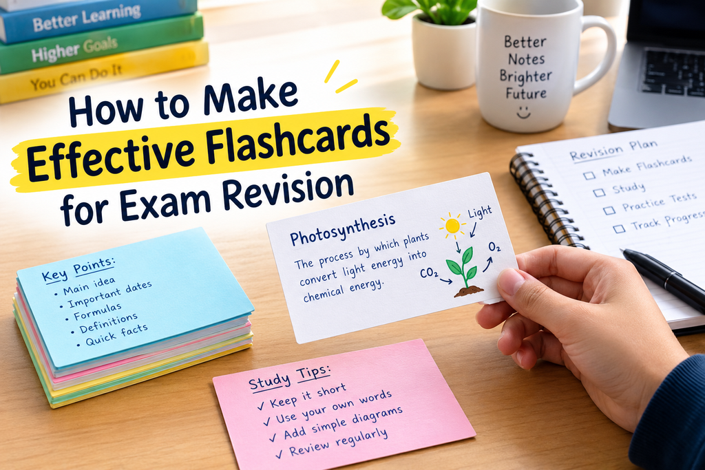 How to Make Effective Flashcards for Exam Revision