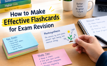 How to Make Effective Flashcards for Exam Revision