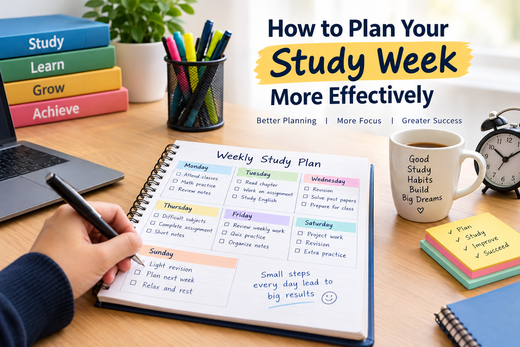 How to Plan Your Study Week More Effectively