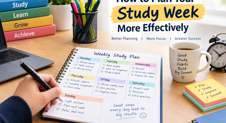 How to Plan Your Study Week More Effectively
