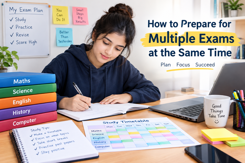 How to Prepare for Multiple Exams at the Same Time