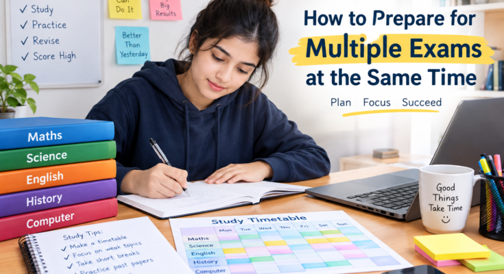How to Prepare for Multiple Exams at the Same Time