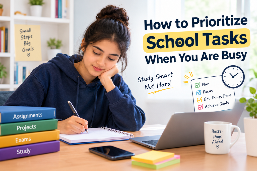 How to Prioritize School Tasks When You Are Busy