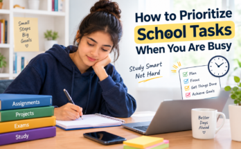 How to Prioritize School Tasks When You Are Busy