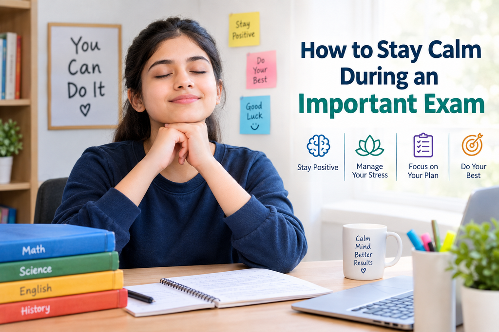 How to Stay Calm During an Important Exam