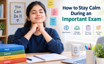How to Stay Calm During an Important Exam