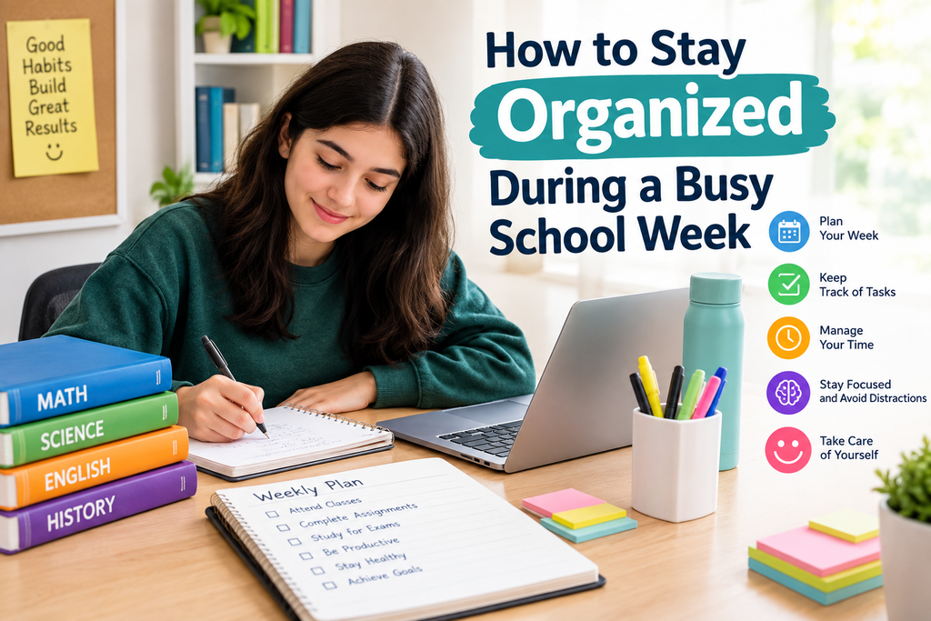 How to Stay Organized During a Busy School Week