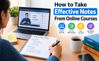 How to Take Effective Notes From Online Courses