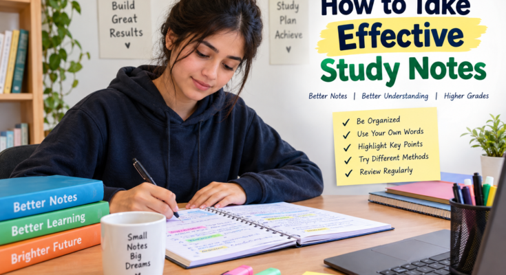 How to Take Effective Study Notes