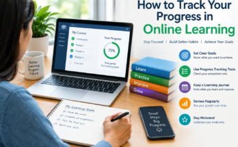 How to Track Your Progress in Online Learning