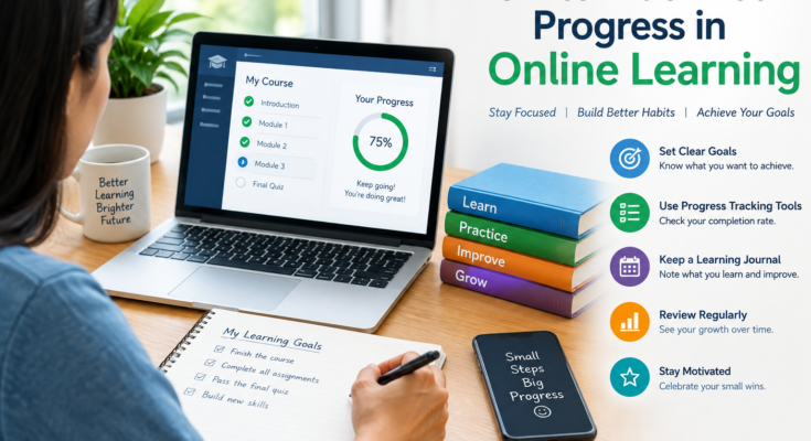 How to Track Your Progress in Online Learning