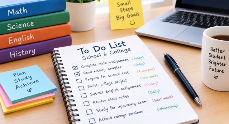 How to Use a To Do List for School and College